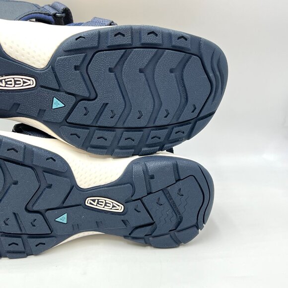 Keen Womens Size 9 Astoria West Open Toe‎ Navy Blue Hiking Sandals Shoes NEW - Picture 11 of 13